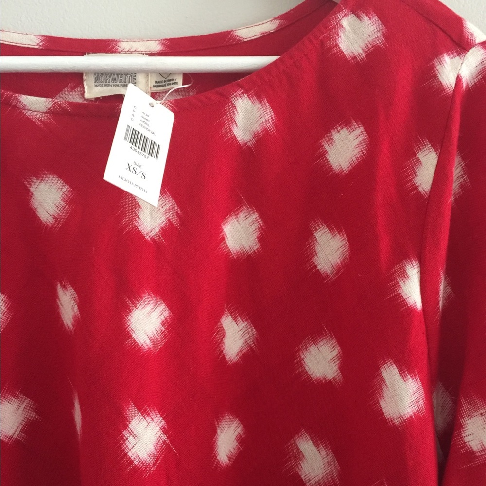 Anthropologie Spotted Bell-Sleeve Swing Dress - Picture 6 of 6